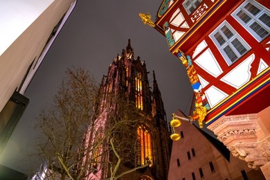  the new frankfurt old town, hessen, germany