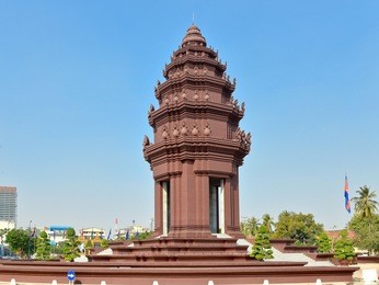  independence monument - phnom penh, cambodia