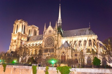 cathedral of notre dame de paris, france.