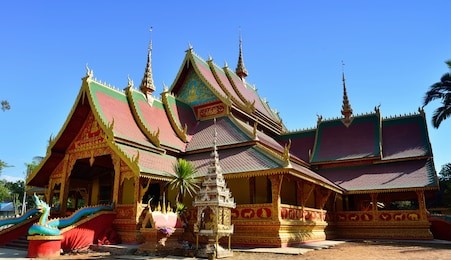 exquisite "menghanman descending dafu temple", xishuangbanna, yunnan, china