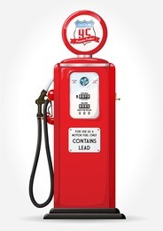 gasoline pump retro design