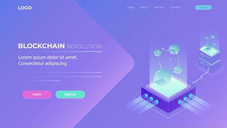 cryptocurrency and blockchain concept. farm for mining bitcoins. digital money market, investment, finance and trading. perfect for web design, banner and presentation. isometric vector illustration. 