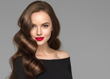 beautiful hair woman long brunette beauty healthy hairstyle