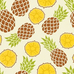 seamless pattern with pineapples