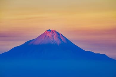 merapi mountain, yogyakarta, indonesia.