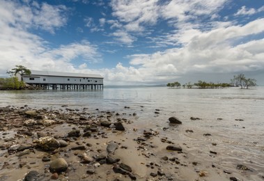 the sugar wharf in port douglas queensland australia