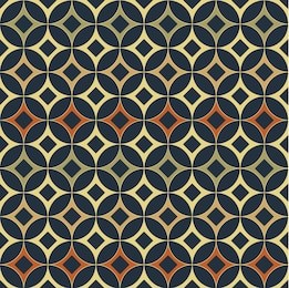 japanese pattern vector. circle background.