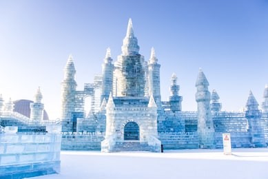 harbin international ice and snow sculpture festival is an annual winter festival in harbin, china. it is the world largest ice and snow festival.