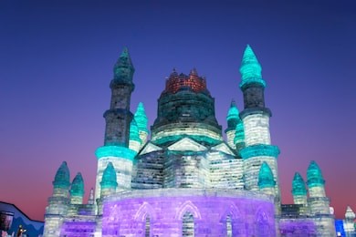 harbin international ice and snow sculpture festival is an annual winter festival in harbin, china. it is the world largest ice and snow festival.