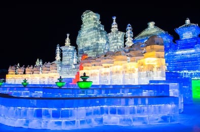 harbin international ice and snow sculpture festival is an annual winter festival in harbin, china. it is the world largest ice and snow festival.