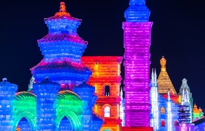 harbin international ice and snow sculpture festival is an annual winter festival in harbin, china. it is the world largest ice and snow festival.