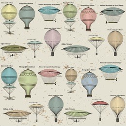 vintage  seamless pattern of hot air balloons and airships ,  background. seamless pattern can be used for wallpaper, pattern fills, web page background,surface textures. gorgeous seamless  background