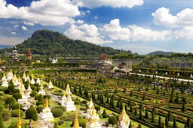 nong nooch garden in pattaya, thailand