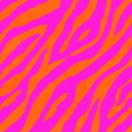 abstract pink and orange zebra striped textured seamless pattern background. watercolor hand drawn colorful bright animal fur skin stripe texture. watercolour print for textile, wallpaper, wrapping.