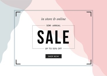 sale banner template design. vector illustration.