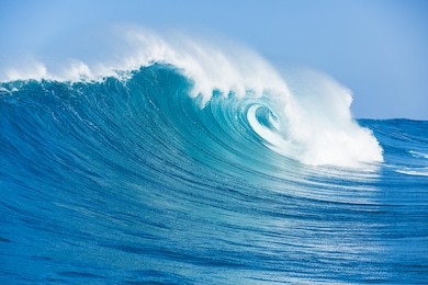 blue ocean wave