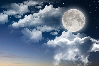 full moon background