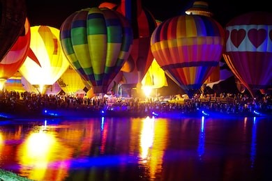 chiangrai  , thailand - february 13,2019 : singha park chiangrai international balloon fiesta 2019