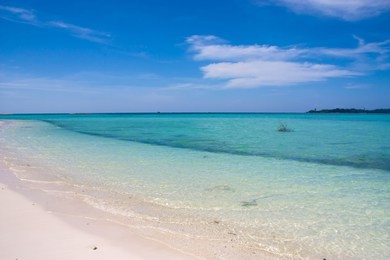beautiful beach in mantanani island borneo malaysia