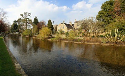 bourton on the water the cotswolds gloucestershire england