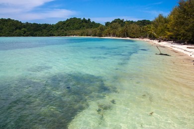 beautiful beach in mantanani island borneo malaysia