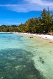 beautiful beach in mantanani island borneo malaysia