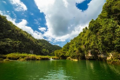 loboc river in the bohol province of the philippines