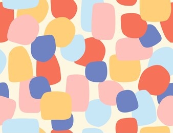 modern seamless pattern. creative colorful collage pattern. fashionable template for design.