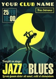 jazz and blues poster