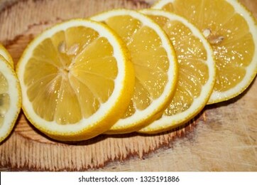 lemon slices a bunch of lemon slices. cut lemon space for text
