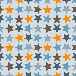 vector seamless pattern with starfishes, fully editable eps 8 file with clipping masks and pattern in swatch menu