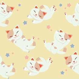 cat pattern set 