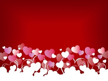the background of the heart