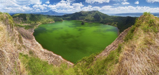 taal - the smallest in the world volcano, manila, philippines