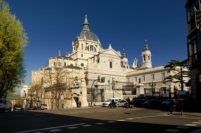 madrid. catedral de la almudena de madrid. spain
