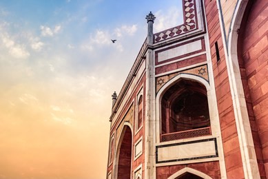 humayun's tomb is the tomb of the mughal emperor humayun in delhi, india. designed by persian architects chosen by humayun's first wife, empress bega begumin, in 1569-70