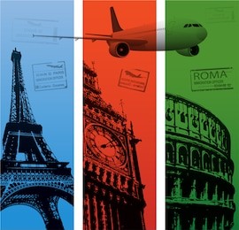 vertical travel backgrounds