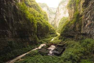 wulong national park, the world heritage of china, at chongqing, china