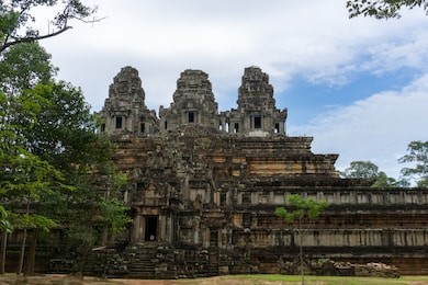 ta keo temple near angkor wat in siem reap, cambodia