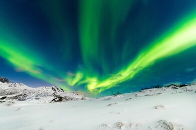 aurora borealis landscape