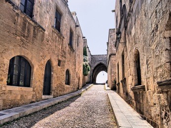  medieval avenue of the knights, rhodes, greece