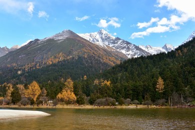 natural landscape in western china. aba prefecture