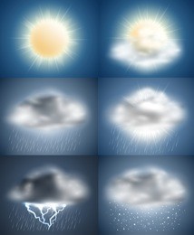 weather icons collection (day) - eps 10