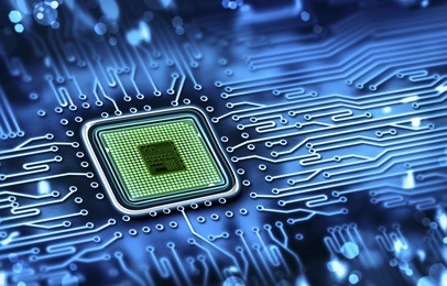 microchip integrated on motherboard