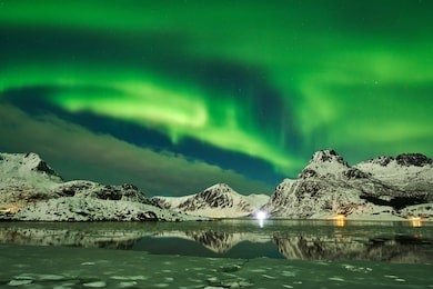 aurora borealis over norway