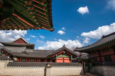 seoul, beautiful old palace changdeokgung palace,korea