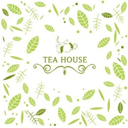 vector illustration. tea house.