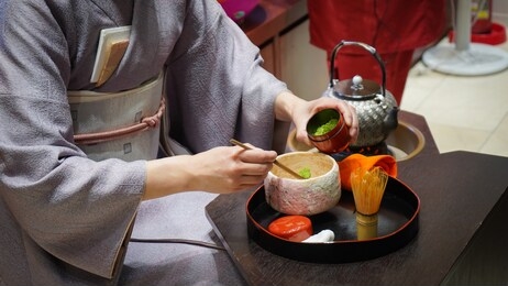 japanese  matcha tea ceremony