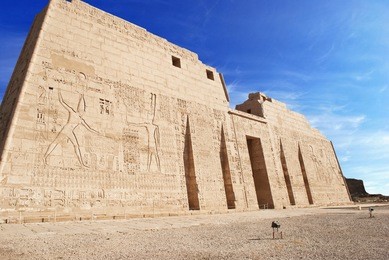 temple of medinat habu in luxor