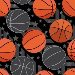basketball seamless pattern. seamless sport pattern with balls. sports background. creative grunge design of sport. sport wallpaper basketball vector